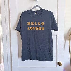 Niall Horan T-Shirt with Yellow 'Hello Lovers' Print